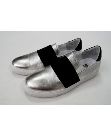 srebrne buty riani