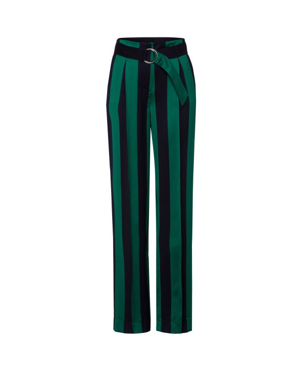 spodnie riani zielono-granatowe